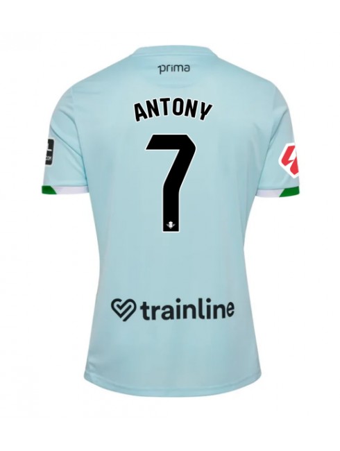 Real Betis Antony #7 Auswärtstrikot 2025-26 Kurzarm Real Betis Antony #7 Auswärtstrikot 2025-26 Kurzarm